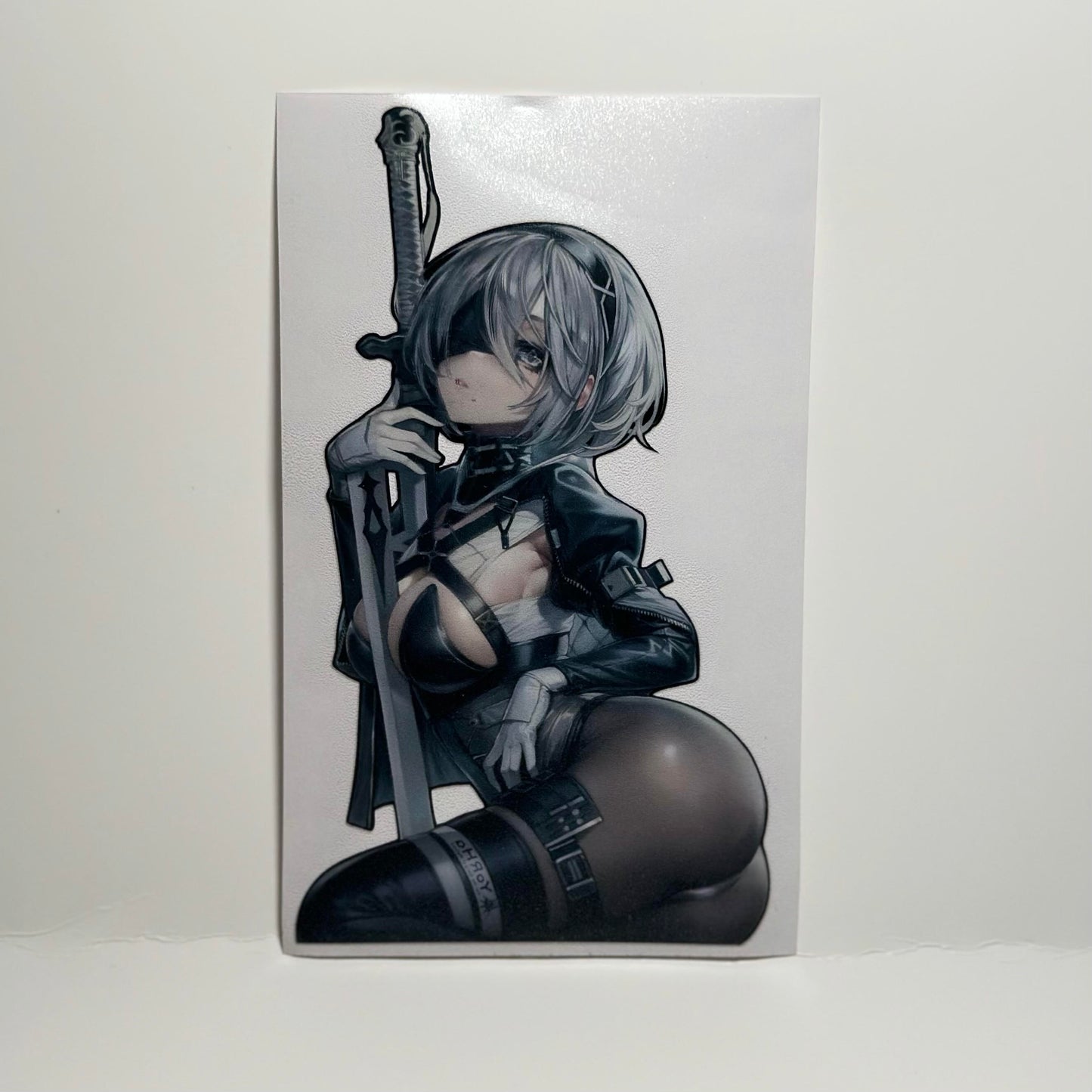 Nier 2B Techwear: Diecut Sticker